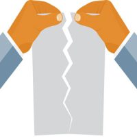 تباعد جسمين